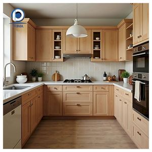 Gabinetes de Cocina <span class=keywords><strong>Prima</strong></span> de Madera Maciza de Roble Blanco, Ecológicos, Naturales, con Encimera de Piedra - Product Image 4
