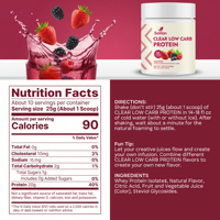Poudre de protéines claire à faible teneur en glucides Solilan Factory Direct, gain de masse musculaire, supplément alimentaire pour adultes
