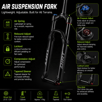 Bicicleta de Montaña Ligera con Cuadro de Fibra de Carbono de Suspensión Completa, Doble Suspensión, 29 Pulgadas, 12 Velocidades, Horquilla Delantera de Aleación de Aluminio SX EAGLE
