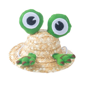 Gorro para perro con diseño de libélula de bambú, gorro para gato, oso de peluche, gorro de punto para perro bulldog francés, gorro de verano para mascotas - Product Image 2