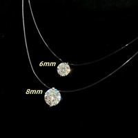 Collier avec pendentif en zircon, bijoux géométriques minimalistes à la mode pour femmes, hommes, unisexe, à porter au quotidien, vente en gros