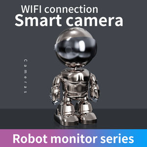 Yikoo Hotsale Alta Qualidade Bonito Robô Segurança CCTV Câmera 720P 1080P Inteligente <span class=keywords><strong>IP</strong></span> Movimento Rastreamento Robô Câmera de Rede WiFi - Product Image 2