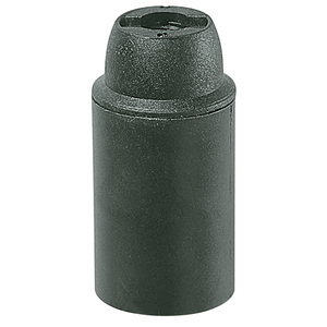 Portalampada E14 Nero con Filettatura, Lunghezza 2,6 cm, Altezza 5,3 cm per Apparecchi di Illuminazione - Product Image 1