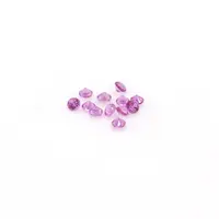 O cristal natural solto de fábrica de guaxi, pedra preciosa natural rosa de safira redondo brilhante corte 1.1mm