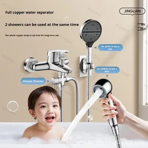 Moderno Rubinetto Multifunzionale Ecologico Retrattile Cromato per Doccia, per Hotel, Casa, <span class=keywords><strong>Cucina</strong></span>, Bagno, Doccette Manuali - Product Image 2