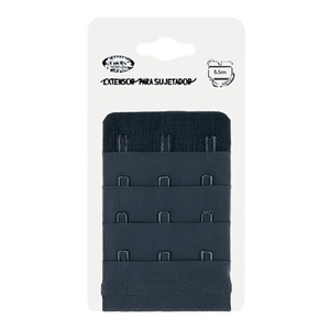 Estensore per reggiseno Ilan 5,5 cm nero per regolazione del reggiseno - Product Image 1