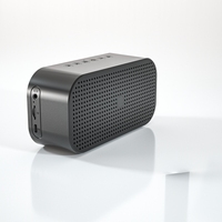 Speaker Nirkabel Portabel dengan Jam Alarm, Permukaan Cermin, TF & AUX-Mini Star Radio Speaker