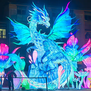 Vente chaude LED Tissu Fil <span class=keywords><strong>Dessin</strong></span> Coloré Animal <span class=keywords><strong>Dragon</strong></span> pour les Événements du Nouvel An - Product Image 3