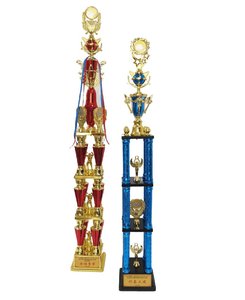 Trophées en plastique personnalisés économiques en gros pour les champions de boxe, d'arts martiaux et de sports - Product Image 5