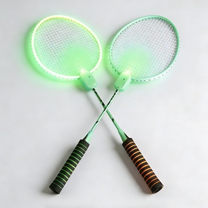 Raquette <span class=keywords><strong>de</strong></span> <span class=keywords><strong>badminton</strong></span> phosphorescente à succès, ultra-légère et durable pour les sports <span class=keywords><strong>de</strong></span> plein air et les activités nocturnes - Product Image 2
