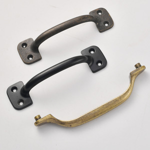 Furniture Handle Bridge Shape Zinc Alloy Antique Bronze <b>Black</b> Drawer Cabinet <b>Door</b> Pulls Chinese Style Durable - Product Image 3