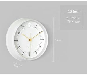 Reloj de Pared Antiguo EMITDOOG, Diseño Moderno para Decoración del Hogar, Modelos de Relojes <span class=keywords><strong>Ajanta</strong></span>, Relojes de Vidrio, Manecillas Minimalistas de Aluminio - Product Image 4