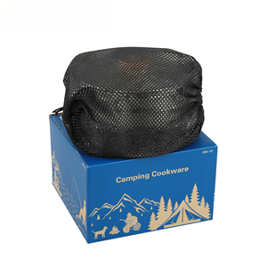 Draagbare 2-3 Personen Outdoor Camping 304 Roestvrijstalen Kookgerei <span class=keywords><strong>Set</strong></span> Camping Koekenpan Kookgerei <span class=keywords><strong>Set</strong></span> - Product Image 4