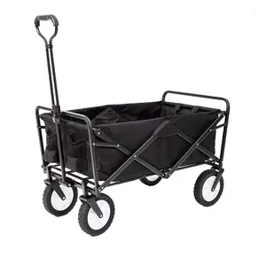 Opvouwbare Opvouwbare Wagen Opvouwbare Utility Beach Sportwagen Vierwiel Outdoor Camping