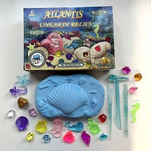 Juego de Juguetes de Arcilla de Animales Marinos, Sirena Adorable para Excavar, Kits Educativos <span class=keywords><strong>STEAM</strong></span> - Product Image 2