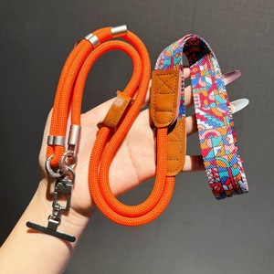 Fashionable vintage hanging string Patterned mobile phone <b>lanyard</b> Cross-body strap and adjustable design Strong collar rope - Product Image 6