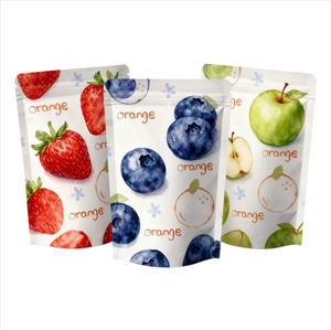 Vente en gros de sacs de chips de fruits imprimés personnalisés pochette debout étanche à l'humidité avec fermeture éclair pour emballage de snack de fruits secs noix de cajou - Product Image 6
