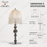 Lampe de table LED rechargeable ANNIELU bordeaux dorée, idéale pour centre de table de mariage, événements et banquets