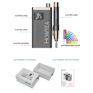 جهاز تجميل الأظافر الكهربائي اللاسلكي الاحترافي من HOWYEA ، أدوات تلميع الأظافر ، أدوات مخصصة بملصق خاص - Product Image 1