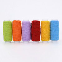 Benang Bobin Mesin Jahit Ultra-Halus 0.6mm / Tali Elastis Lentur - Set Grosir 6 Warna