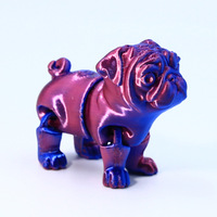 Figurines de chiens imprimées en 3D, animaux imprimés en 3D, chiots articulés réalistes et détaillés, jouets pour enfants et tout-petits, jouet anti-stress