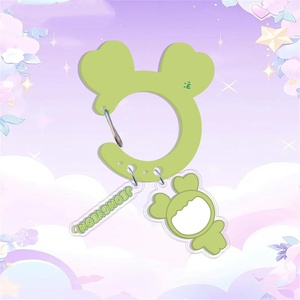Porte-clés mousqueton <span class=keywords><strong>KPOP</strong></span> MOMO <span class=keywords><strong>MINA</strong></span> SANA en acrylique, pendentif porte-clés TZUYU DAHYUN JIHYO, breloque décorative pour sac, accessoires, cadeau pour fans - Product Image 4
