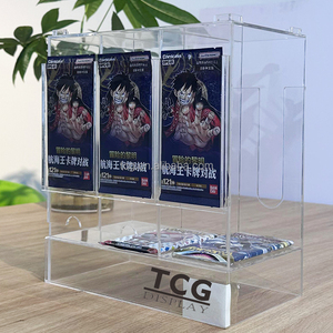 Distributore a <span class=keywords><strong>3</strong></span> Slot per <span class=keywords><strong>Pokemon</strong></span> di Alta Qualità in Acrilico, Impilabile, Direttamente dalla Fabbrica TCG - Product Image 3