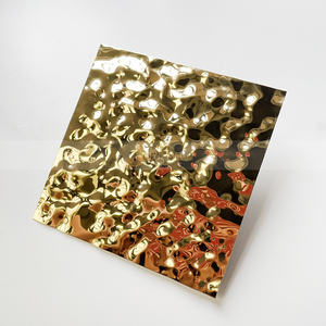 Panel de Pared Decorativo 3D EX213 de Acero Inoxidable 304 con Diseño de Ondas de Agua, Color Negro, Recubierto, con Curvatura para Decoración de Interiores - Product Image 2