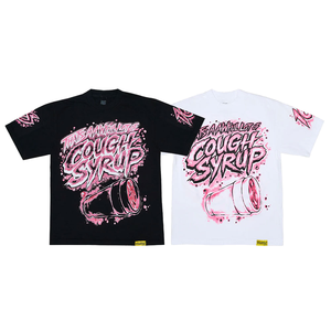 Camiseta Personalizada de San Valentín con Estampado Gótico de Alta Calidad ALOCS, 100% Algodón, Transpirable, de Verano, Manga Corta, Cuello Redondo, Corte Holgado, 280g - Product Image 1