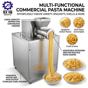 Máquina de Producción de <span class=keywords><strong>Pasta</strong></span> <span class=keywords><strong>Fresca</strong></span> y Espaguetis Multifuncional Totalmente Automática - Product Image 1