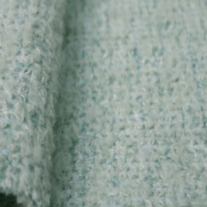 2023 Best Selling Factory Price High Quality Bright Shiny Silver Wire Fancy Yarn Loop <strong>Wool</strong> Mohair Apalca Knitted Fabric