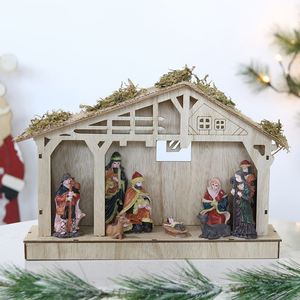 Productos en Oferta, Figuras de Natividad LED de 8L con Luz Blanca Cálida, Decoración Navideña con 2 Pilas AA, IP20 - Product Image 2