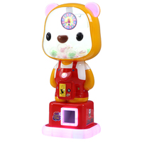 Distributeur automatique de capsules Dreamland Ourson Mignon pour enfants, machine à monnayeur pour jouets et cadeaux, idéal pour centres commerciaux et aires de jeux