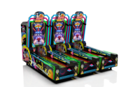 Machine de jeu d'arcade de bowling d'intérieur à monnayeur avec système de récompense par loterie, équipement de jeu sportif pour centre de divertissement