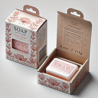Emballage Carton Biodégradable Personnalisé pour Savon, Étiquette Privée, Cadeaux Beauté – Boîte à Savon en Papier Recyclé