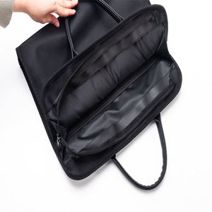 High Quality Unisex PU Leather Laptop Bag 15 Inches Waterproof Durable <b>Briefcase</b> Document Bag Conference Bags for Men Business - Product Image 5