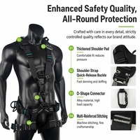 Harness Pengaman 5 Titik Bersertifikasi GB Profesional dengan Kekuatan Pemutus 2200kg untuk Pekerjaan di Ketinggian