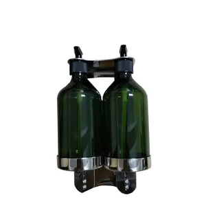 High quality stainless steel wall mount hotel liquid soap dispenser for shampoo conditioner shower gel