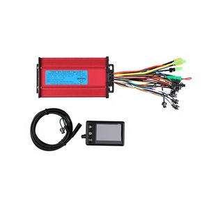 Kit WXGN201 rouge à 12 tubes, écran couleur WXGN201 + kit contrôleur 12 tubes, 36V/48V/60V/72V, 1000W universel pour vélo électrique L889 - Product Image 1
