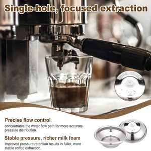 Disque de nettoyage <span class=keywords><strong>à</strong></span> contre-courant pour <span class=keywords><strong>machine</strong></span> <span class=keywords><strong>à</strong></span> expresso avec panier filtrant <span class=keywords><strong>à</strong></span> eau, compatible avec les tablettes de nettoyage Breville <span class=keywords><strong>Sage</strong></span> 16 pour <span class=keywords><strong>Express</strong></span> Bambino - Product Image 6