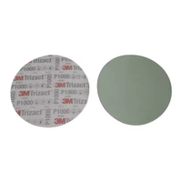 3M 02090 pour disque abrasif en mousse Hookit 6 pouces P1000 en carbure de silicium pour ponçage et mélange de surfaces