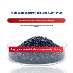 Высокотемпературные гранулы из модифицированного нейлона PA66, черные, армированные стекловолокном, для кабельной промышленности - Product Image 2