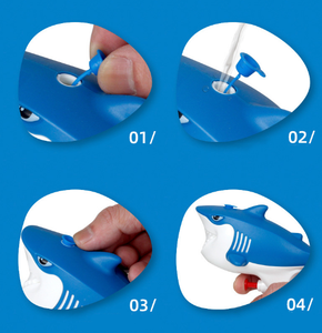 2025ปลาฉลามน่ารักปลาปักเป้าสำหรับเด็กขนาดมินิกลางแจ้งชายหาดปาร์ตี้ของเล่นปืนฉีดน้ำของเล่น - Product Image 6