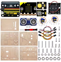 Juguete Educativo de Madera para Armar, Lanzador de Piedras Programable STEM, Kit de Aprendizaje con Placa Microbit para Microbit