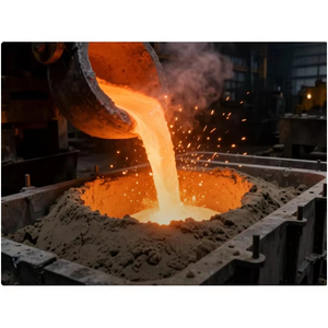Servicio de Fundición de Precisión Industrial, Fundición en Arena Personalizada, Piezas de Acero Inoxidable, Aluminio y Hierro, Producción OEM - Product Image 2