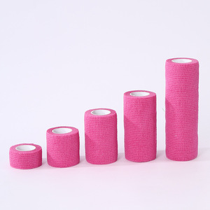 Bandage cohésif élastique <span class=keywords><strong>de</strong></span> couleur blanche et beige avec du latex pour le habillage médical - Product Image 6