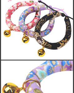 2020 Fabrikant Groothandel Japanse Stijl Zephyr Verstelbare Nylon Touw Huisdier Ketting Lood Kat Hond Halsbanden - Product Image 2