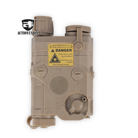 ActionUnion Tactical Gear Factory AN Boîte de batterie PEQ-15 avec boîtier de batterie laser IR rouge Pièces d'équipement de combat