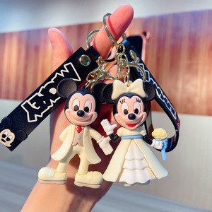 Dễ thương phim hoạt hình Keychain Túi Mặt dây chuyền vòng chìa khóa đồ chơi món quà nhỏ cho Claw máy bán buôn - Product Image 3