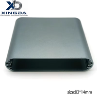 Boîtier en aluminium pour adaptateur USB avec finition oxydée en laiton, service de fraisage sur mesure, boîtier en aluminium d'usine